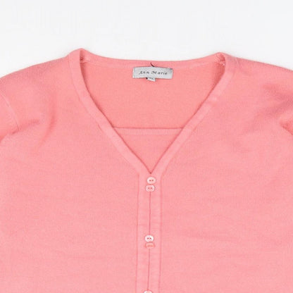 Womens UK Size M Ann Marie Pink Pullover Jumper