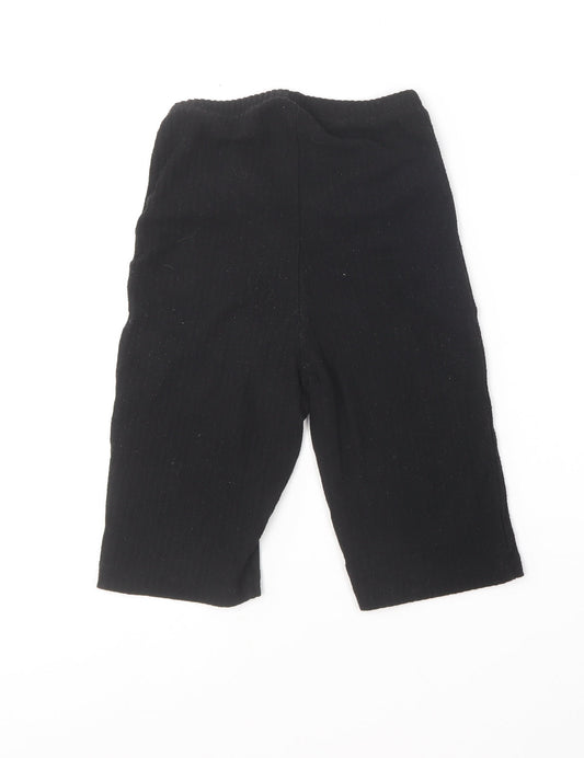 Only Womens Black  Polyester Compression Shorts Size XS L8 in Regular