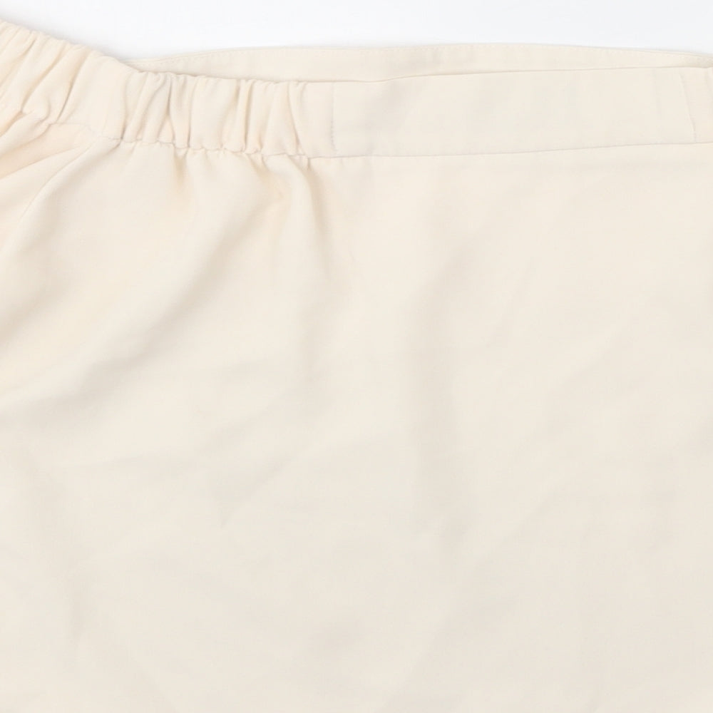 Womens UK Size 6 Topshop Ivory Basic Blouse