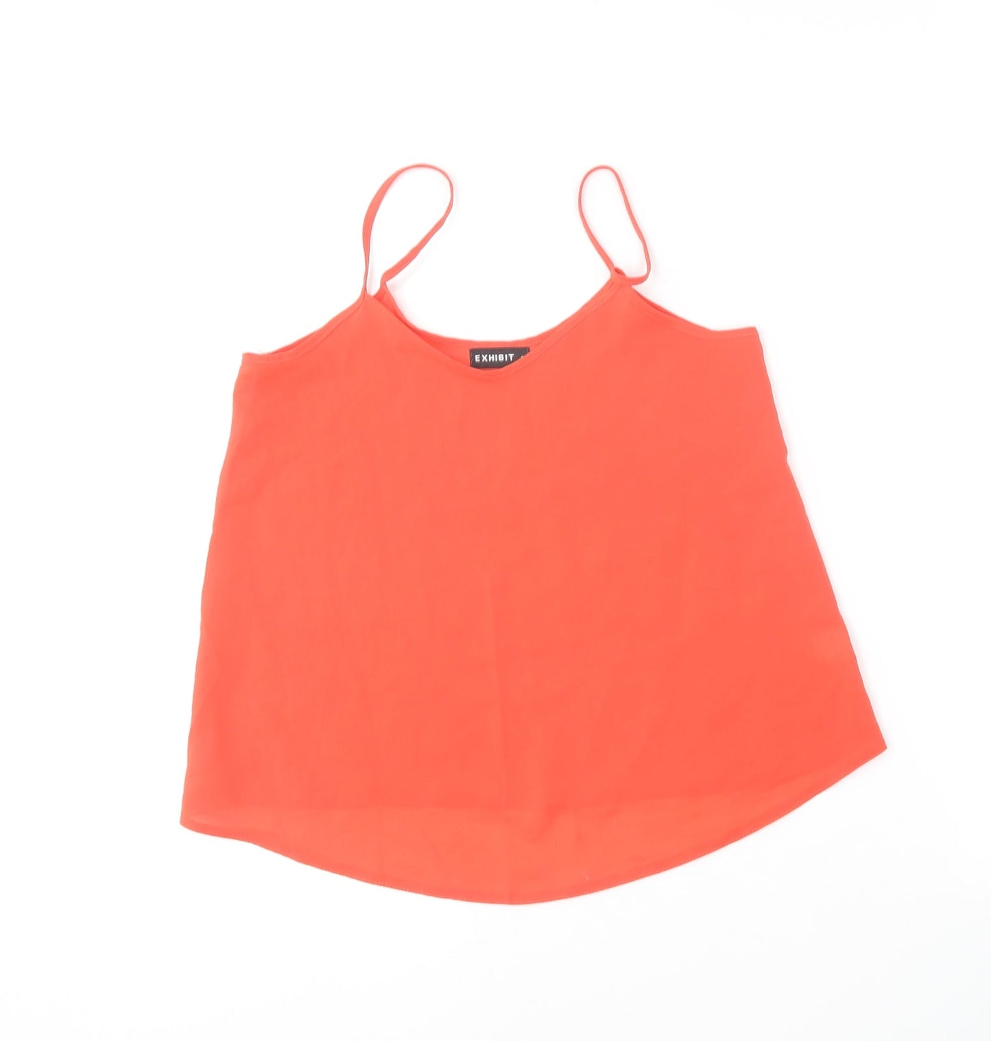 Womens UK Size 8 Exhibit Red Camisole T-Shirt