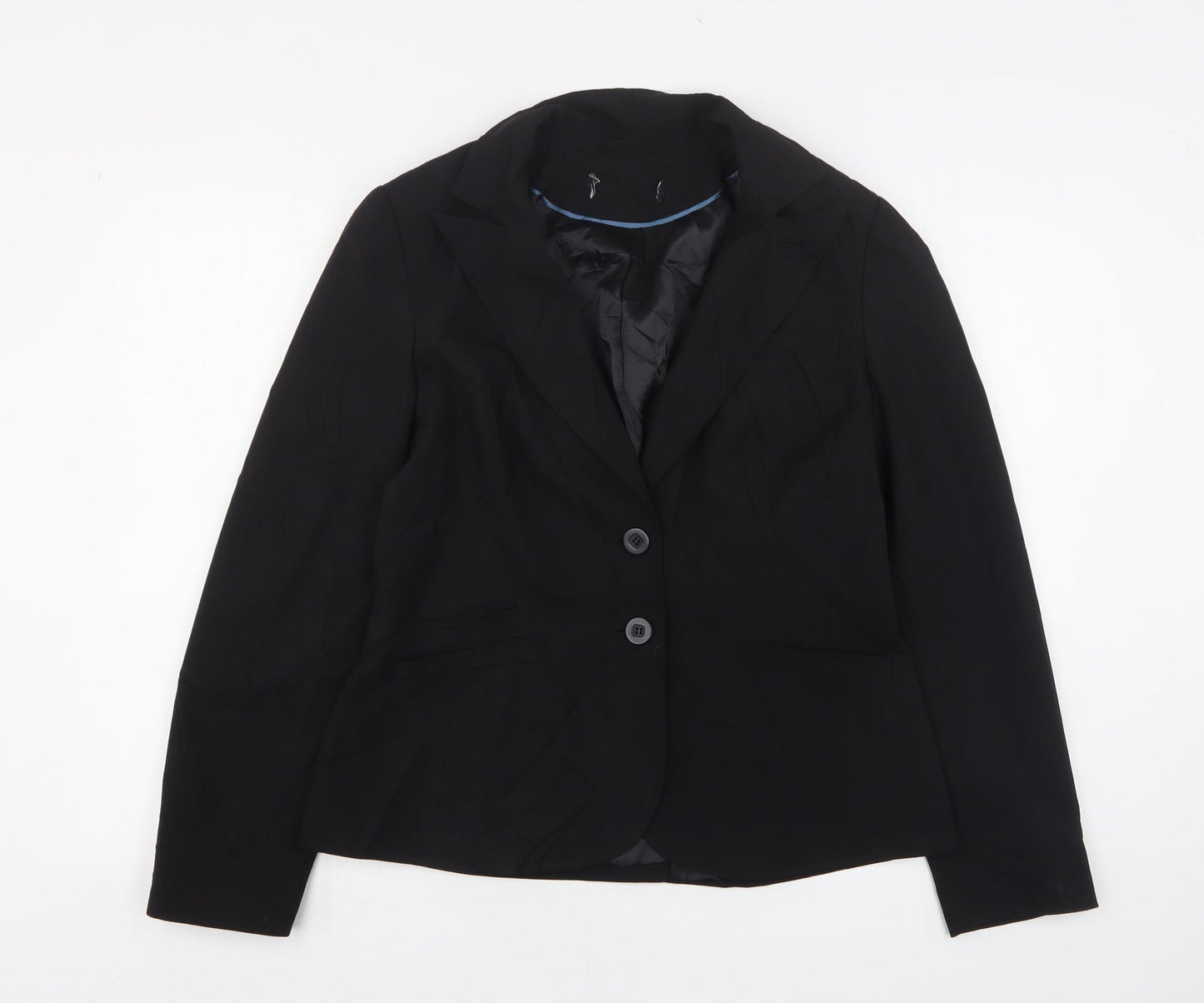 Womens UK Size 14 Preworn Regular Black Suit Jacket