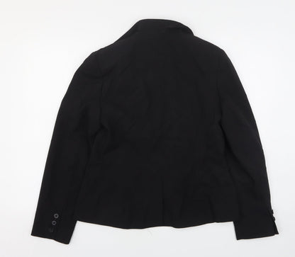 Womens UK Size 14 Preworn Regular Black Suit Jacket