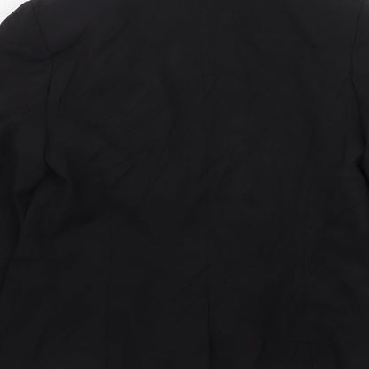 Womens UK Size 14 Preworn Regular Black Suit Jacket