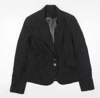 F&F Womens Grey  Polyester Jacket Suit Jacket Size 12