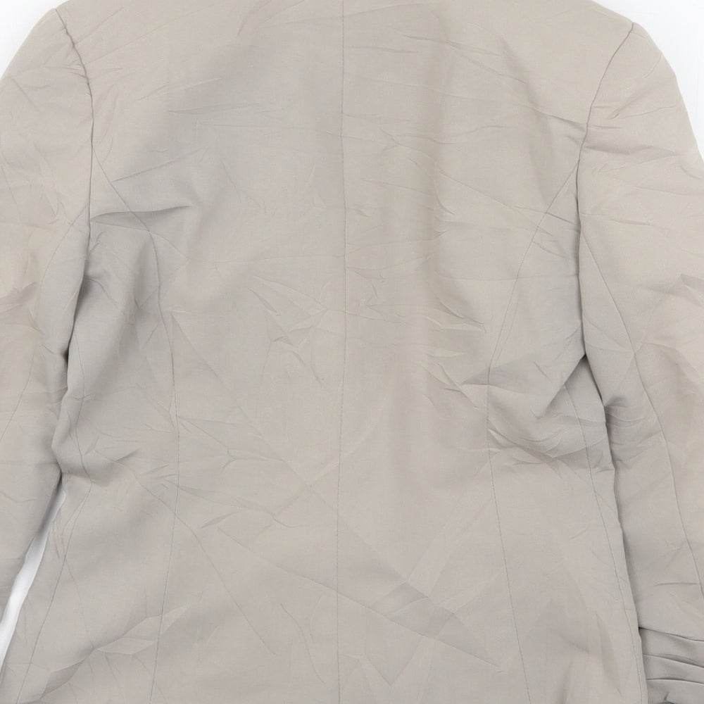 Atmosphere Womens Beige  Polyester Jacket Suit Jacket Size 6