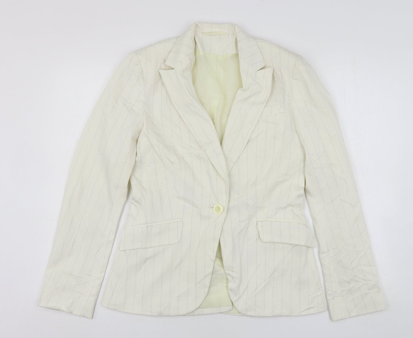 Womens UK Size 12 Bay Regular Beige Suit Jacket