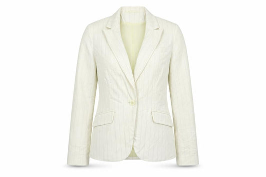 Womens UK Size 12 Bay Regular Beige Suit Jacket