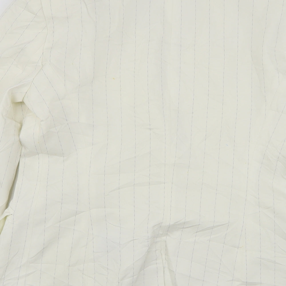 Womens UK Size 12 Bay Regular Beige Suit Jacket