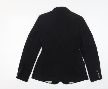F&F Womens Black  Polyester Jacket Suit Jacket Size 10
