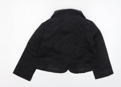 Womens UK Size 8 H&M Black Jacket