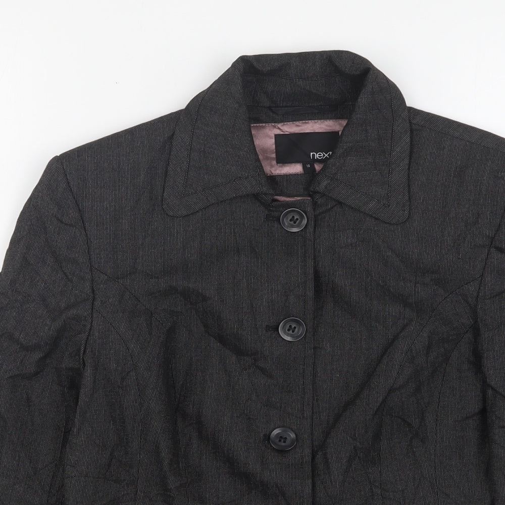 NEXT Womens Grey  Polyester Jacket Suit Jacket Size 10