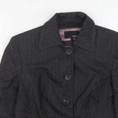 NEXT Womens Grey  Polyester Jacket Suit Jacket Size 10