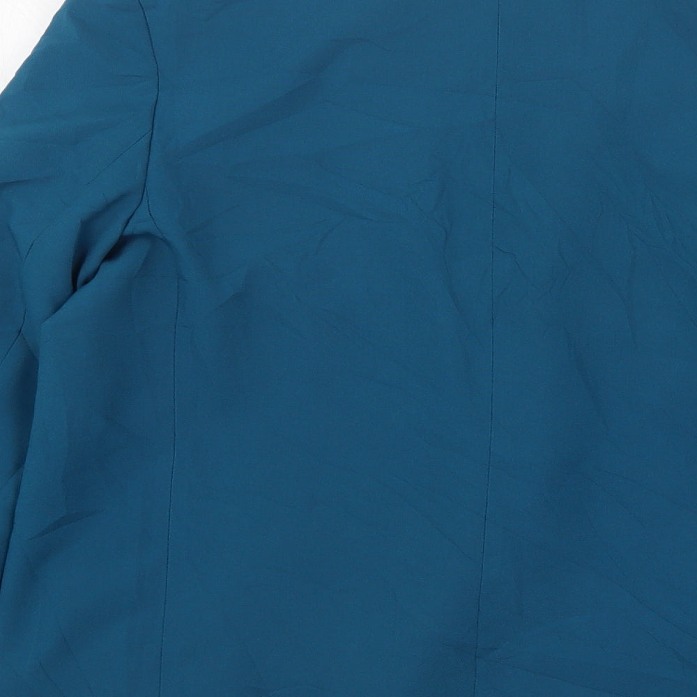 StMichael  Womens Green  Polyester Jacket Suit Jacket Size 12