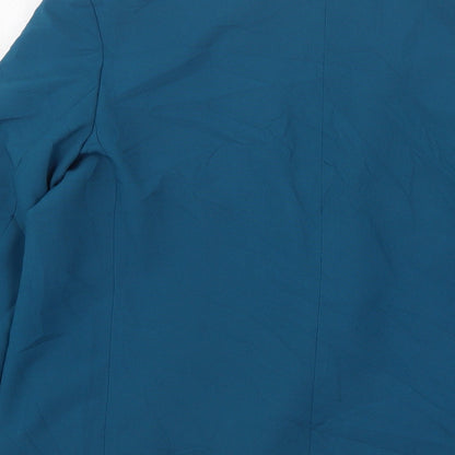 StMichael  Womens Green  Polyester Jacket Suit Jacket Size 12