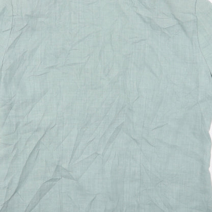 Womens UK Size 14 Paul Separates Green Basic Button-Up