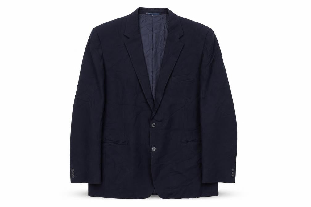 Mens UK Size 46 CandA Regular Blue Suit Jacket