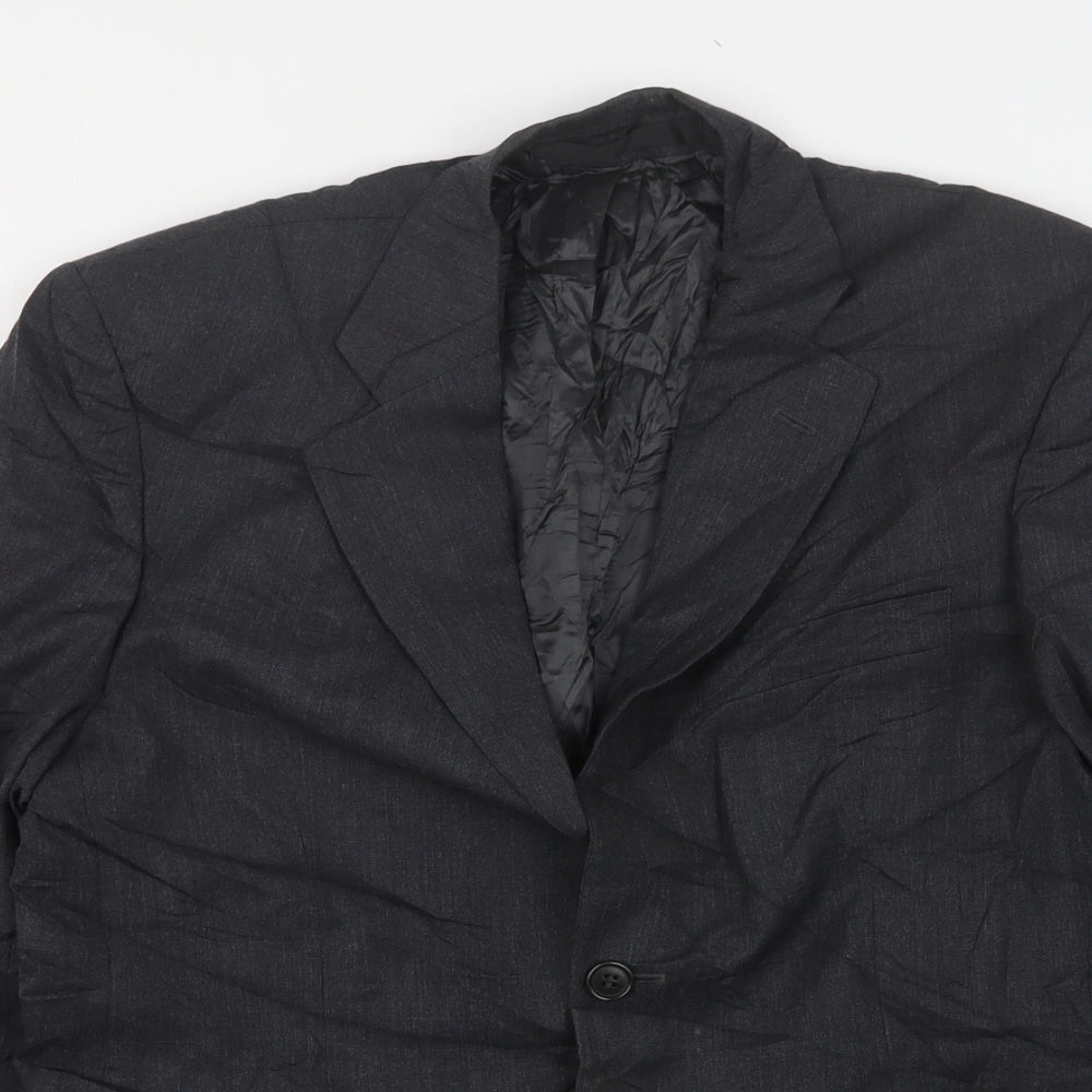 Mens UK Size 38 Marks and Spencer Regular Grey Suit Jacket