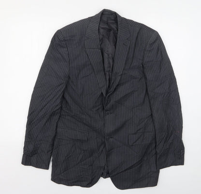 Mens UK Size 38 Karl Jackson Regular Grey Suit Jacket