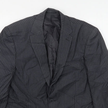 Mens UK Size 38 Karl Jackson Regular Grey Suit Jacket