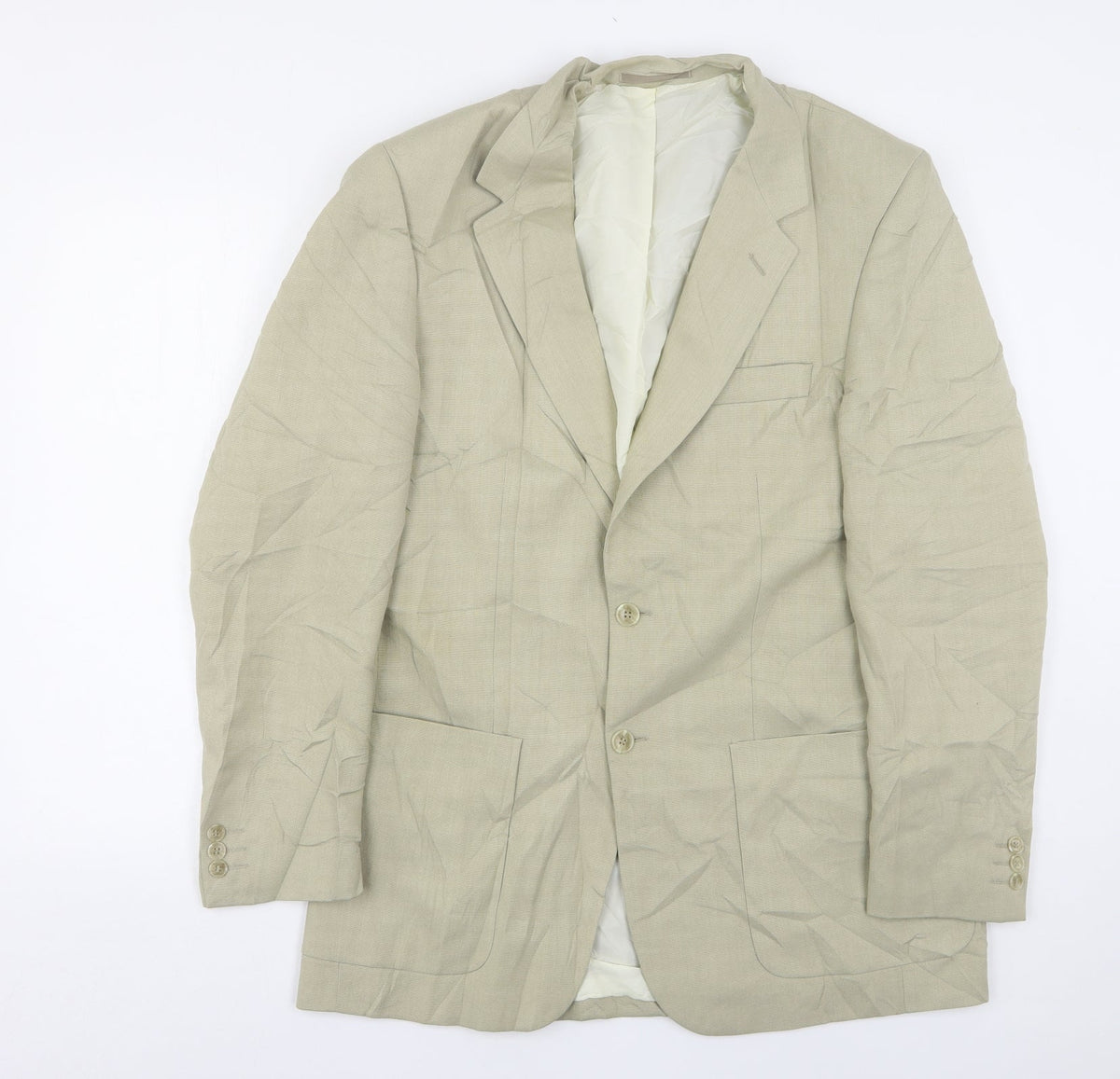 Mens UK Size 40 Wellington Regular Beige Suit Jacket