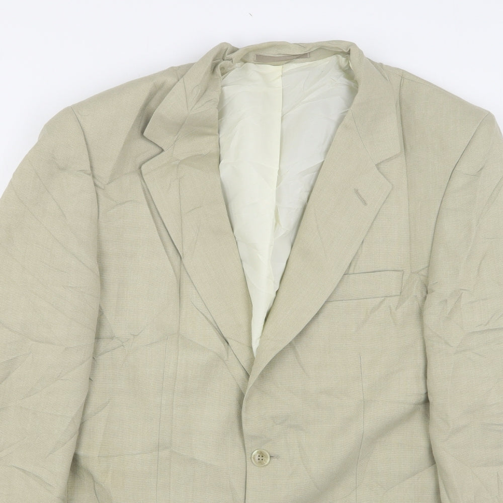 Mens UK Size 40 Wellington Regular Beige Suit Jacket