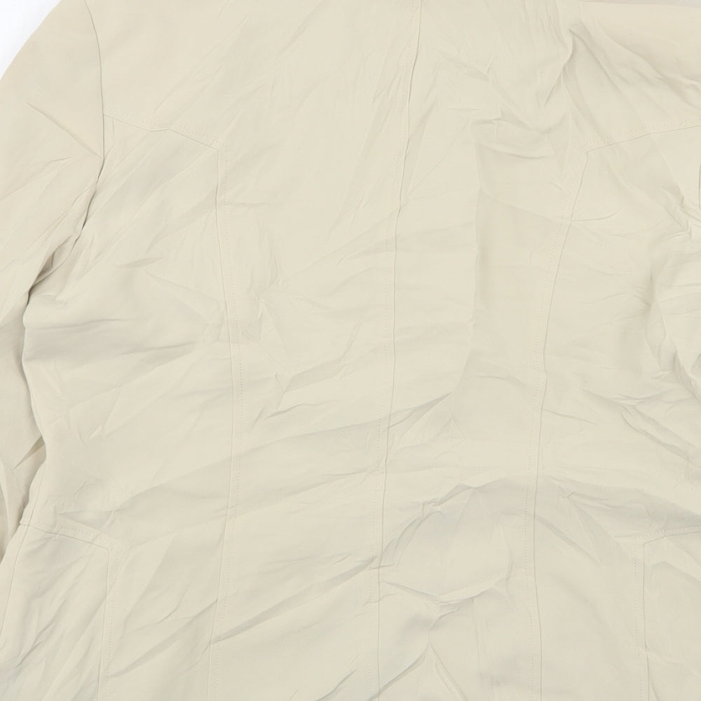 Gerry Weber  Womens Beige  Polyester Jacket Suit Jacket Size 14