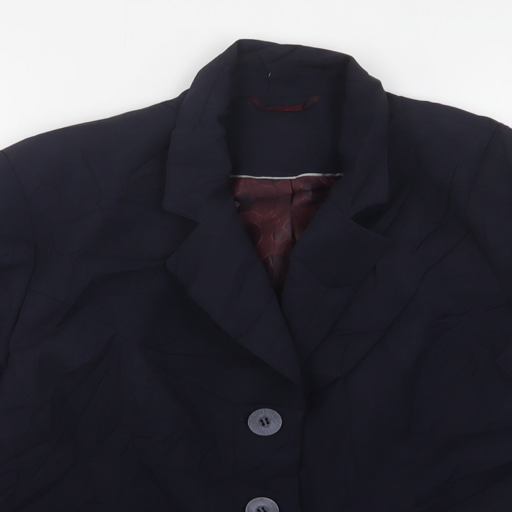 Womens UK Size 16 Wardrobes Regular Blue Suit Jacket