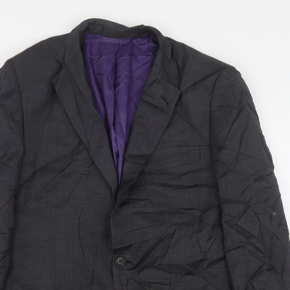 Mens UK Size 40 Marks and Spencer Regular Grey Suit Jacket
