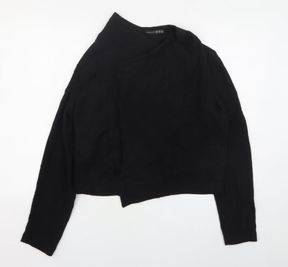 Atmosphere Womens Black  Polyester Jacket Blazer Size 16