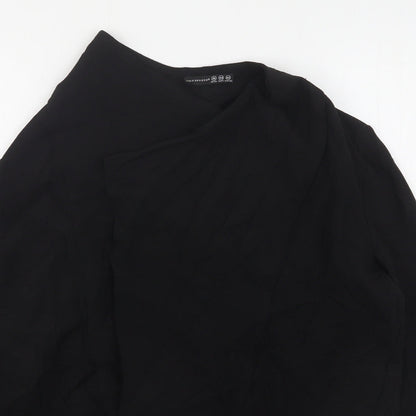 Atmosphere Womens Black  Polyester Jacket Blazer Size 16