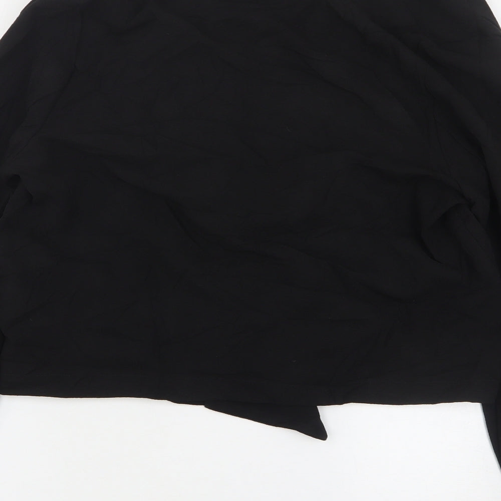 Atmosphere Womens Black  Polyester Jacket Blazer Size 16