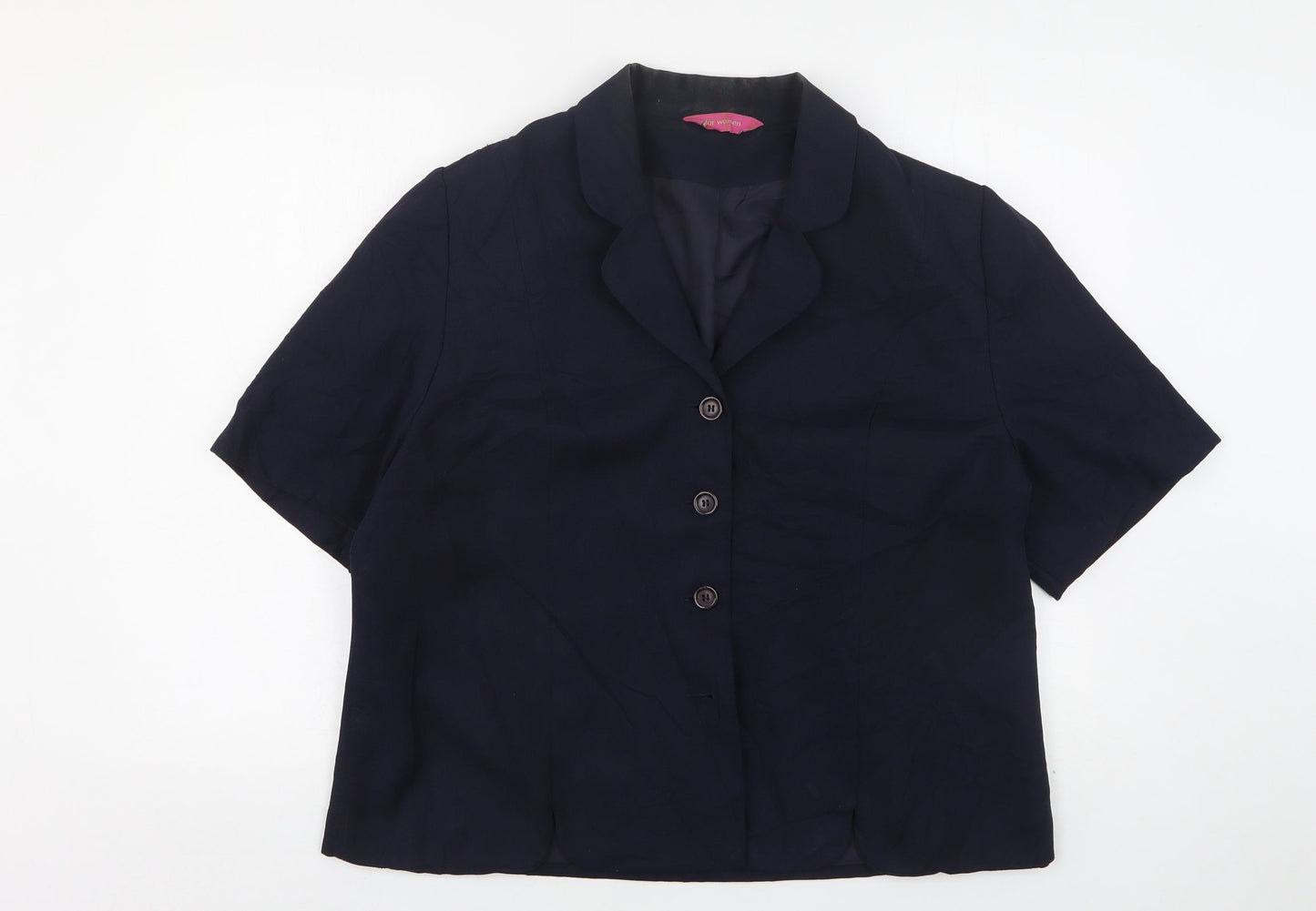 Womens UK Size 20 For Women Regular Blue Blazer