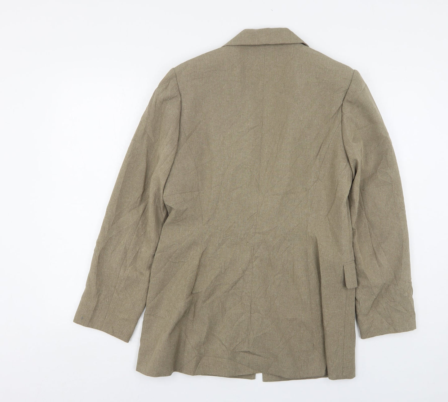Womens UK Size 12 Essentials Regular Beige Suit Jacket