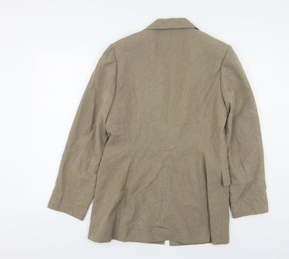 Womens UK Size 12 Essentials Regular Beige Suit Jacket