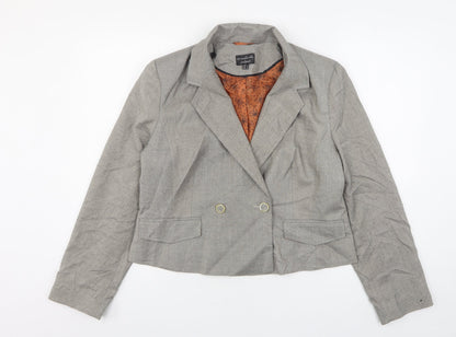 Atmosphere Womens Grey  Polyester Jacket Suit Jacket Size 18