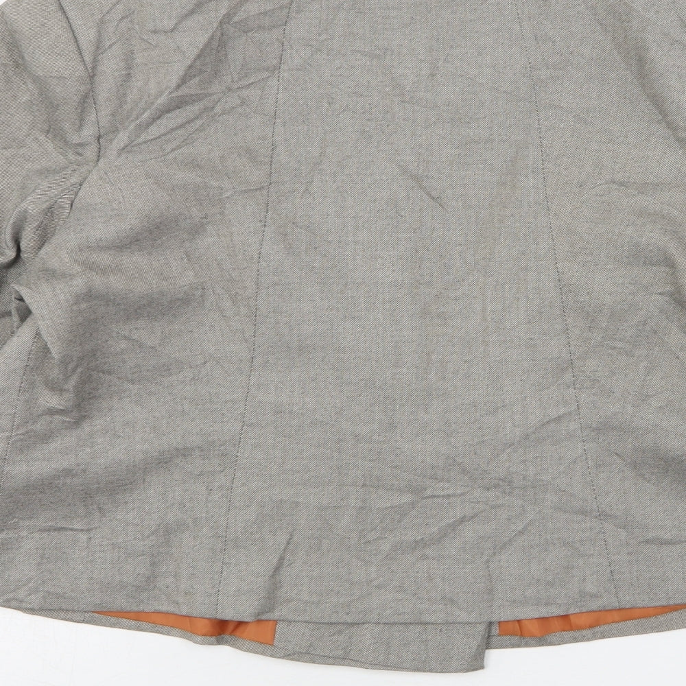 Atmosphere Womens Grey  Polyester Jacket Suit Jacket Size 18