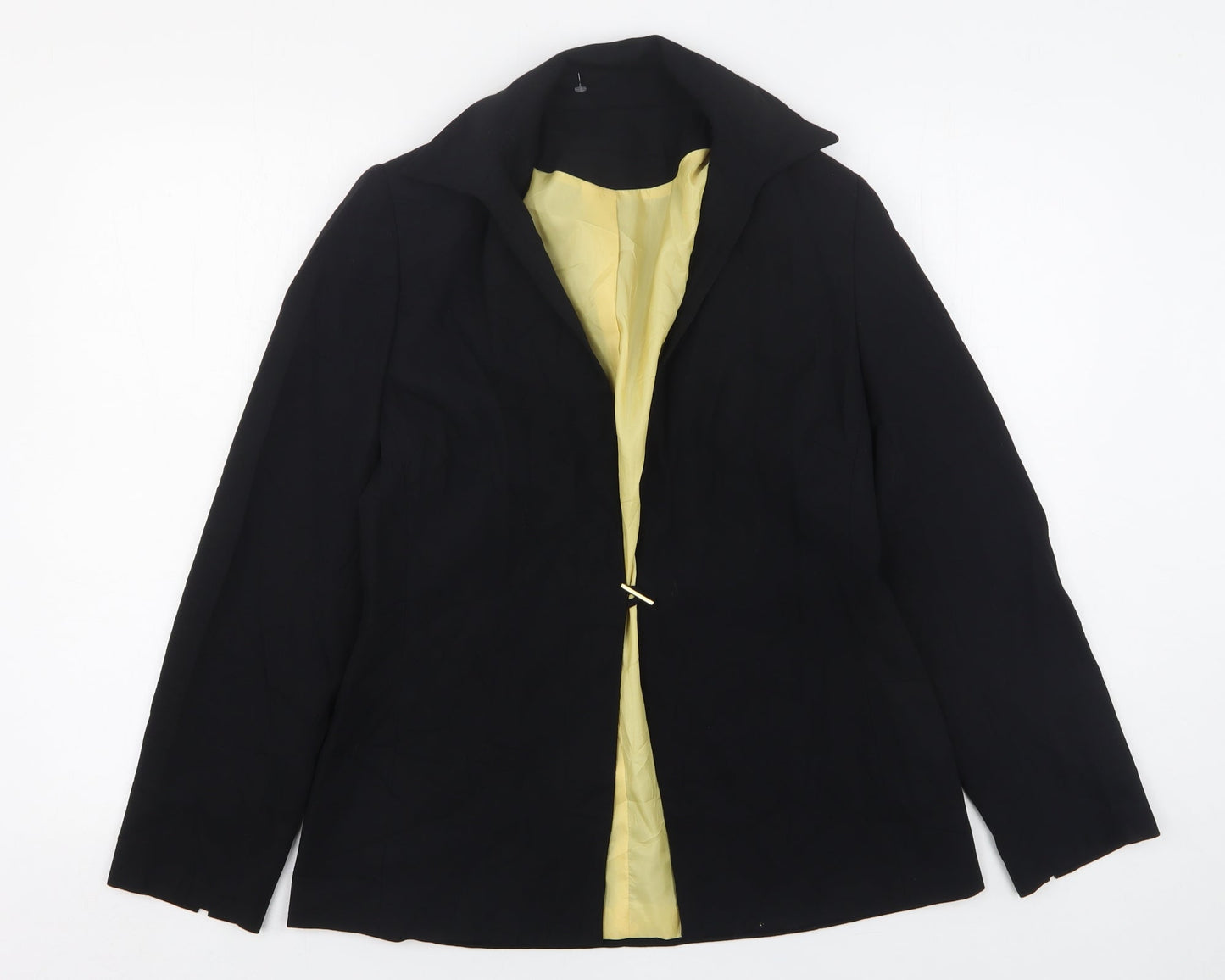 Womens UK Size 14 Preworn Regular Black Suit Jacket