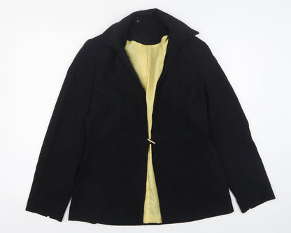 Womens UK Size 14 Preworn Regular Black Suit Jacket