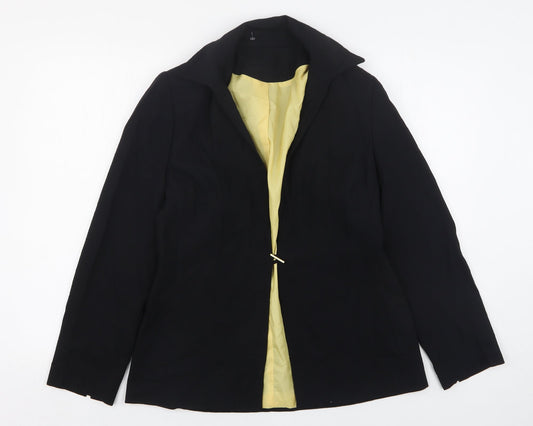 Womens UK Size 14 Preworn Regular Black Suit Jacket