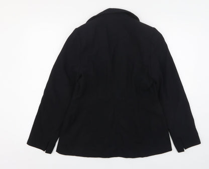 Womens UK Size 14 Preworn Regular Black Suit Jacket