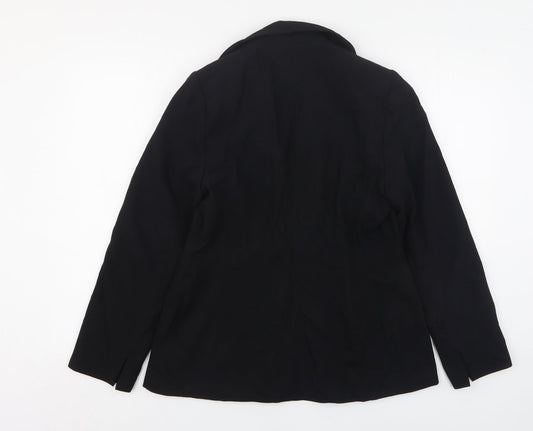 Womens UK Size 14 Preworn Regular Black Suit Jacket