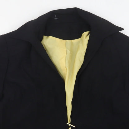 Womens UK Size 14 Preworn Regular Black Suit Jacket