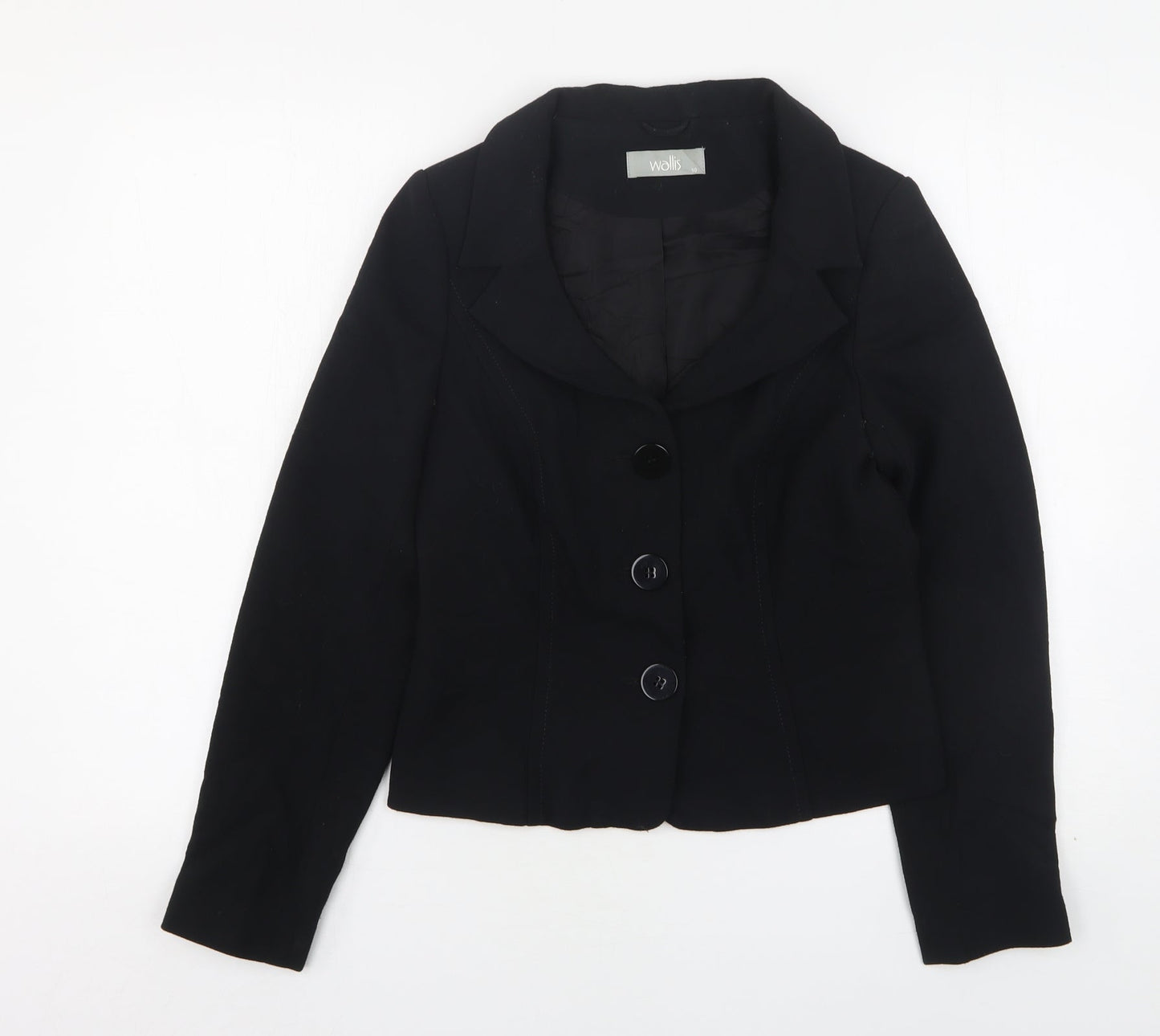 Womens UK Size 10 Wallis Black Jacket