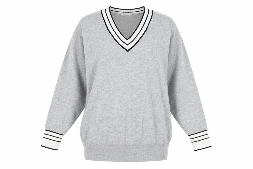 Womens UK Size 12 JD Williams Grey Pullover Jumper