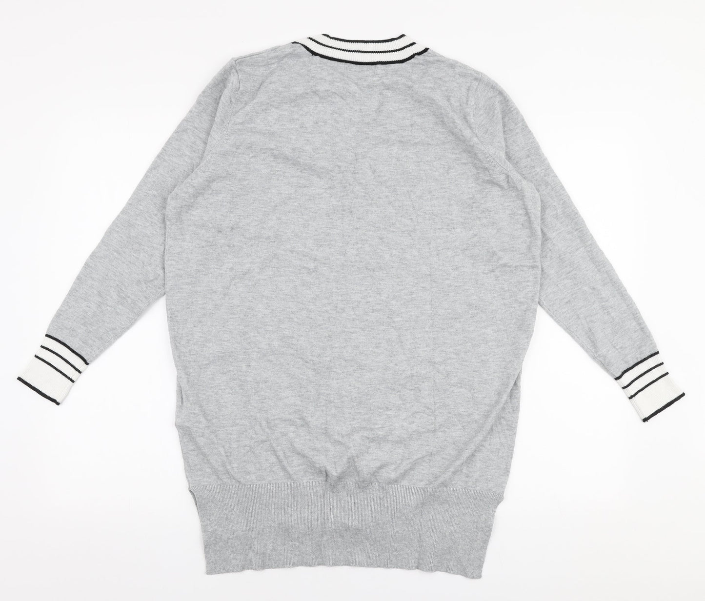 Womens UK Size 12 JD Williams Grey Pullover Jumper