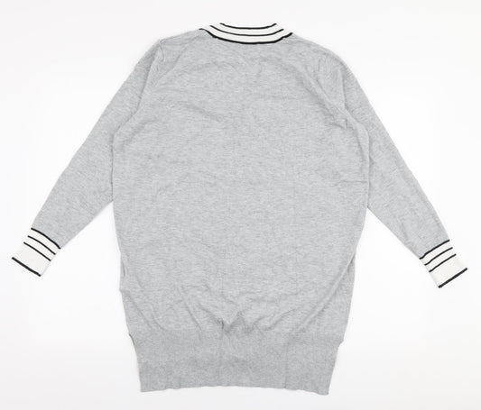 Womens UK Size 12 JD Williams Grey Pullover Jumper