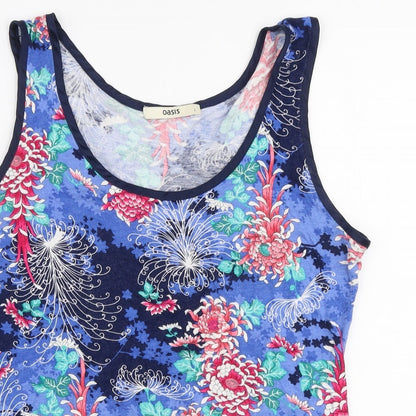 Womens UK Size L Oasis Multicoloured Jersey Tank