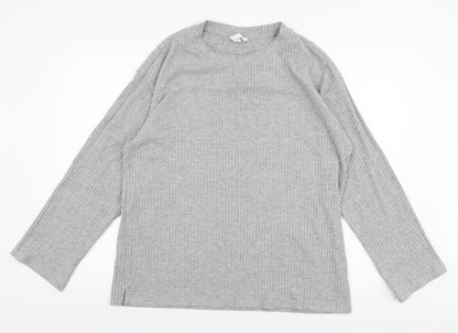 Womens UK Size L H&M Grey Pullover Jumper