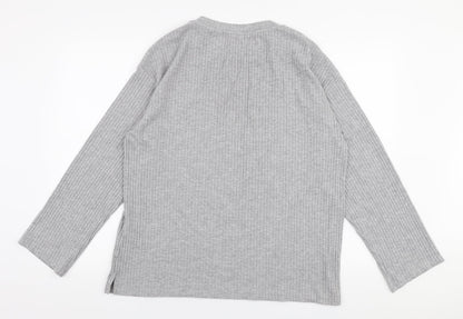 Womens UK Size L H&M Grey Pullover Jumper