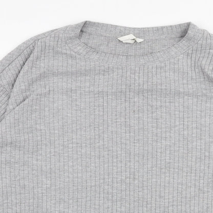 Womens UK Size L H&M Grey Pullover Jumper